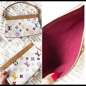Authentic Louis Vuitton Multi Color Pochette